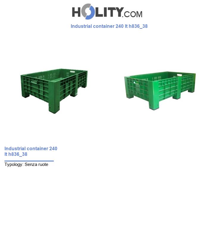 Industrial container 240 lt h836_38