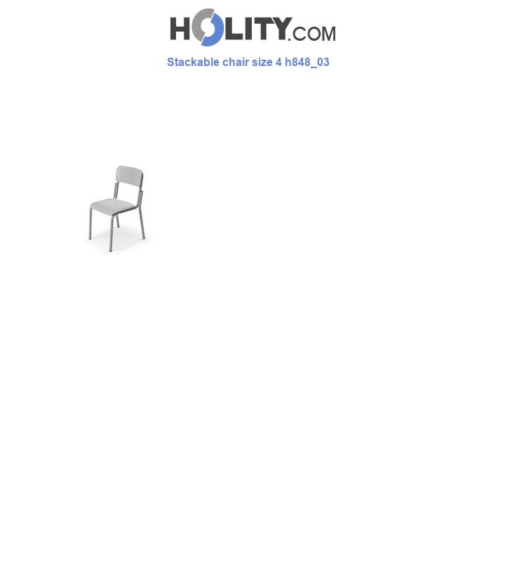 Stackable chair size 4 h848_03