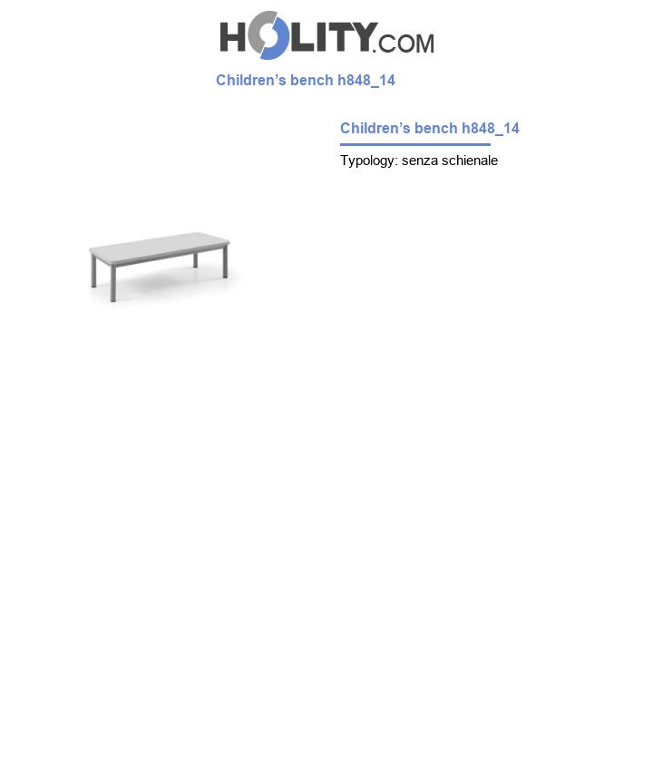 Children’s bench h848_14