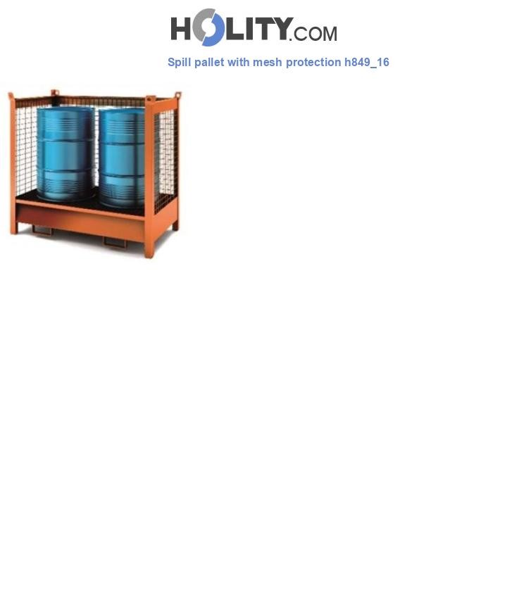 Spill pallet with mesh protection h849_16