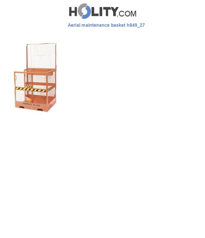 Aerial maintenance basket h849_27