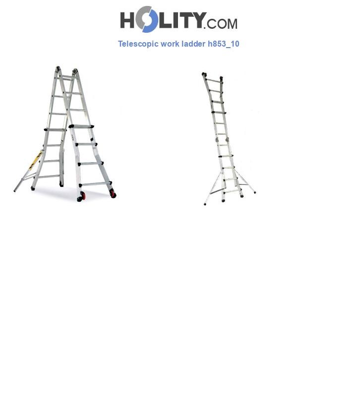 Telescopic work ladder h853_10