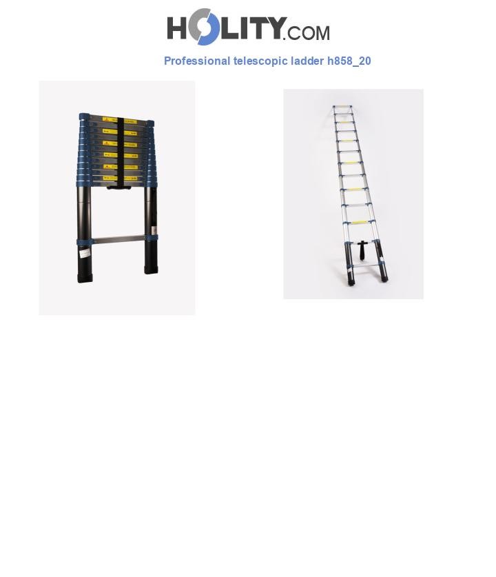 Professional telescopic ladder h858_20
