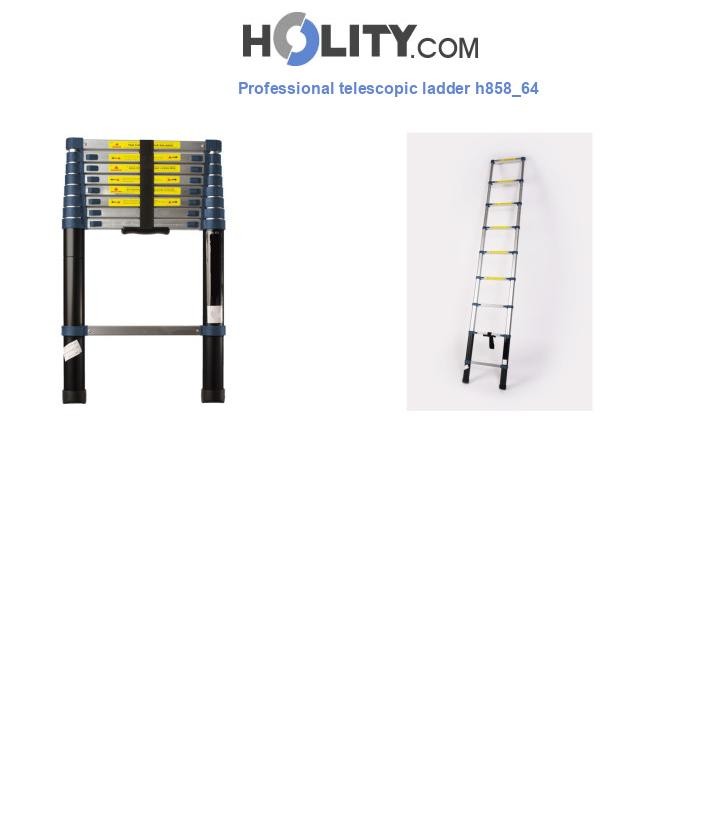 Professional telescopic ladder h858_64