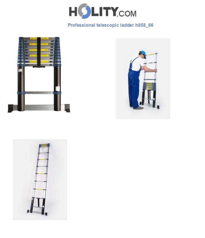 Professional telescopic ladder h858_66