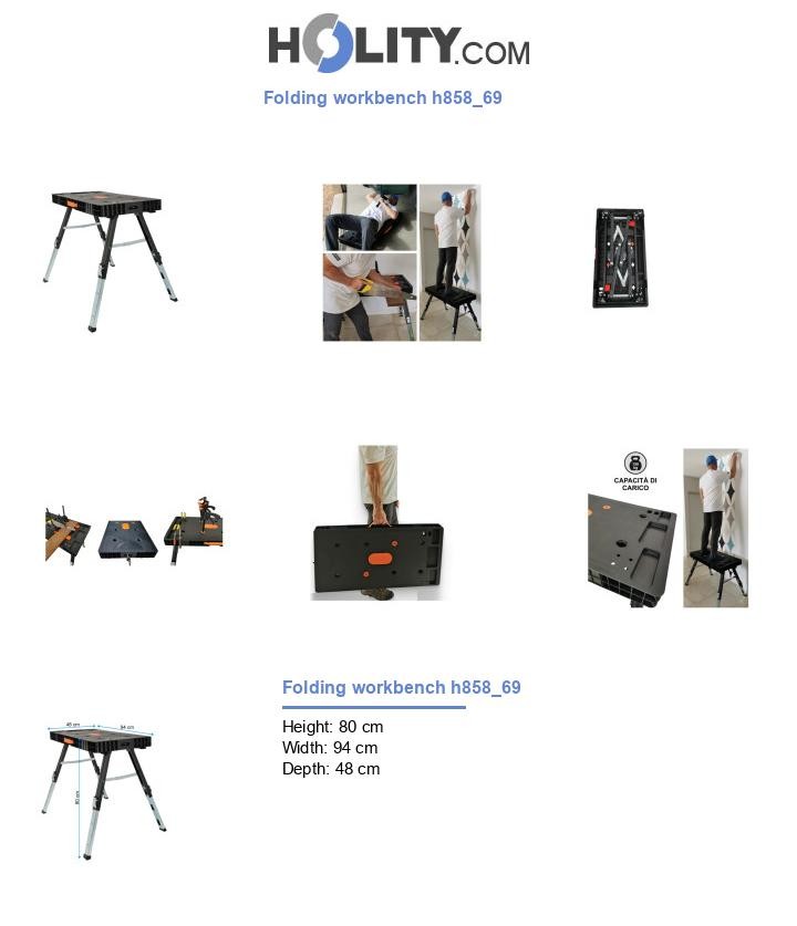 Folding workbench h858_69