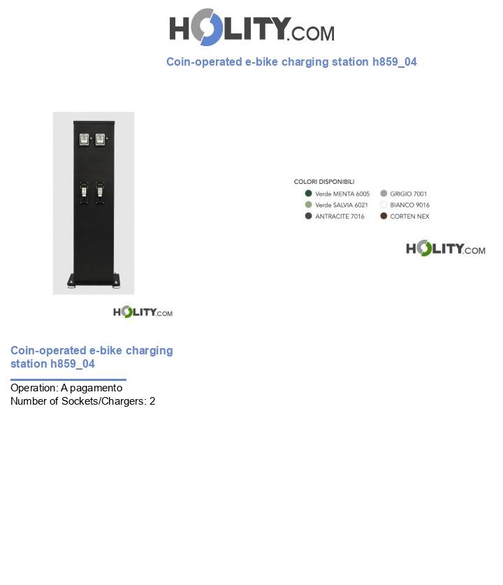 Coin-operated e-bike charging station h859_04