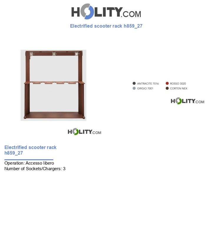 Electrified scooter rack h859_27