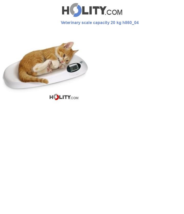 Veterinary scale capacity 20 kg h860_04