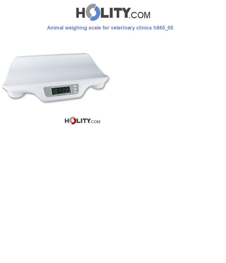 Animal weighing scale for veterinary clinics h860_05