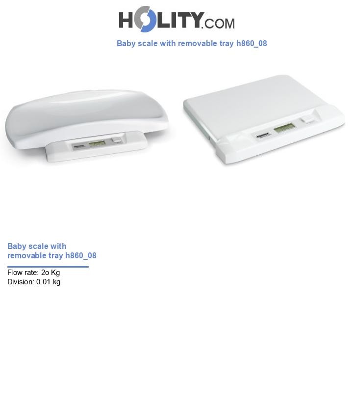 Baby scale with removable tray h860_08