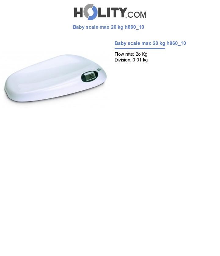 Baby scale max 20 kg h860_10