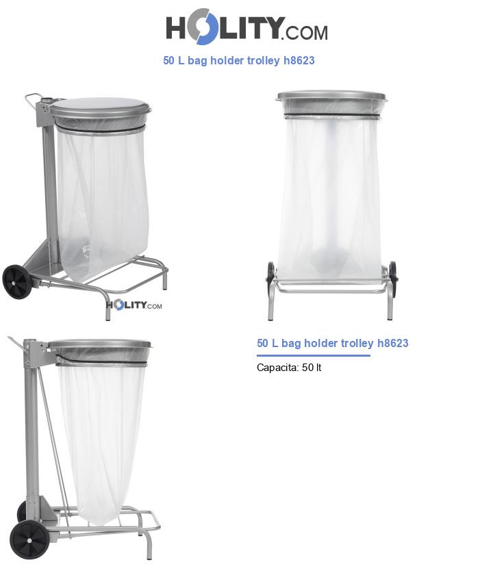 50 L bag holder trolley h8623