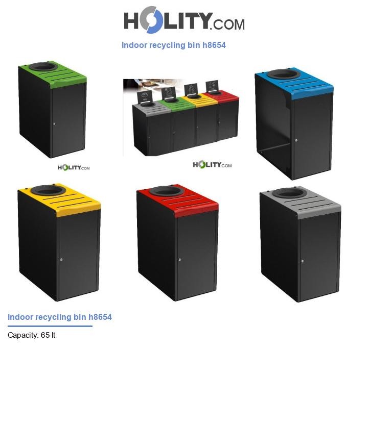 Indoor recycling bin h8654