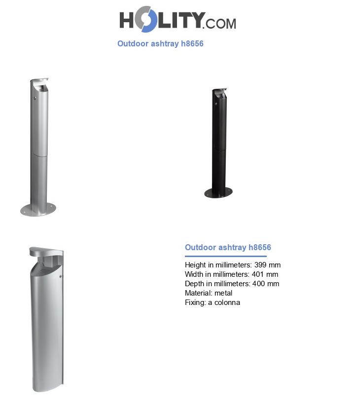 Outdoor ashtray h8656