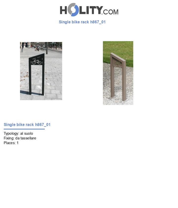 Single bike rack h867_01