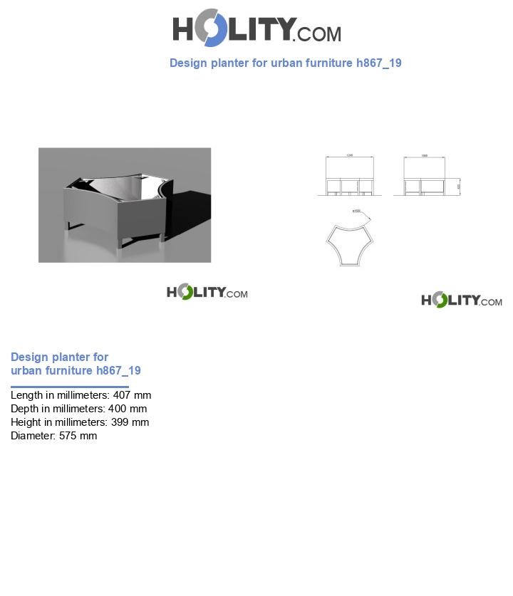 Design planter for urban furniture h867_19