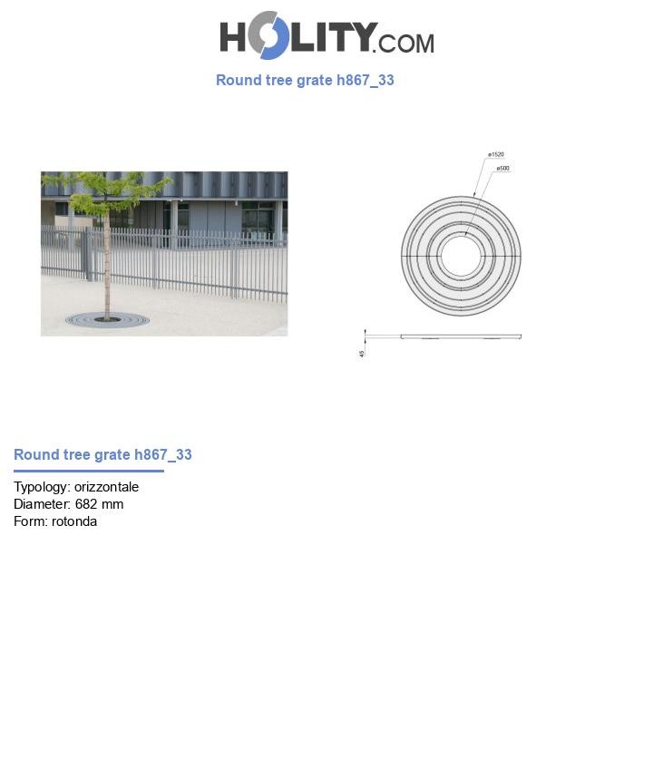 Round tree grate h867_33