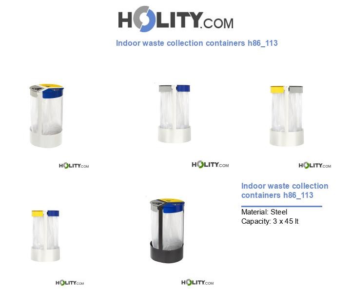 Indoor waste collection containers h86_113