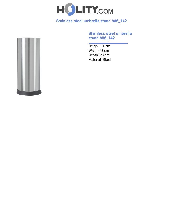 Stainless steel umbrella stand h86_142