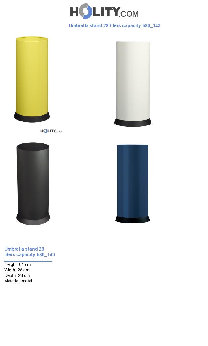 Umbrella stand 28 liters capacity h86_143