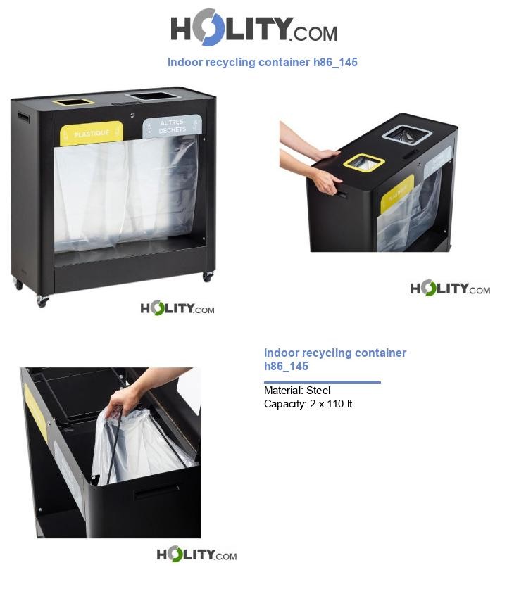 Indoor recycling container h86_145