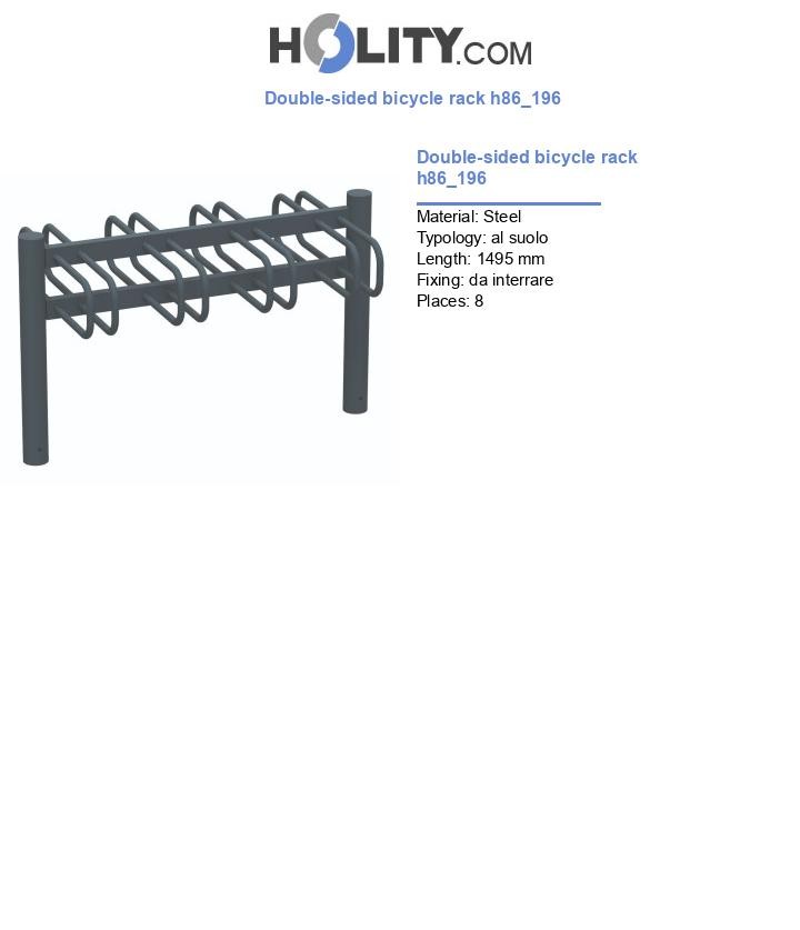 Double-sided bicycle rack h86_196