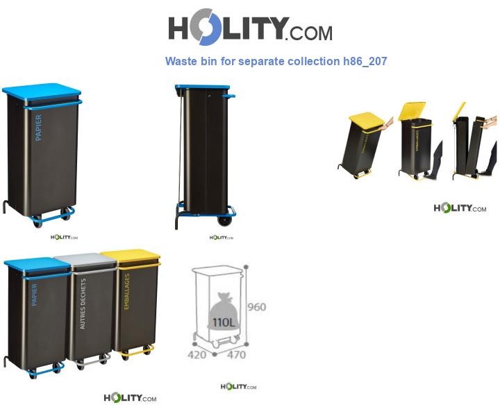 Waste bin for separate collection h86_207