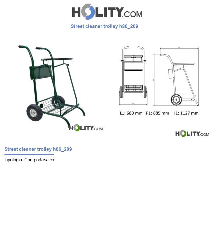 Street cleaner trolley h86_209