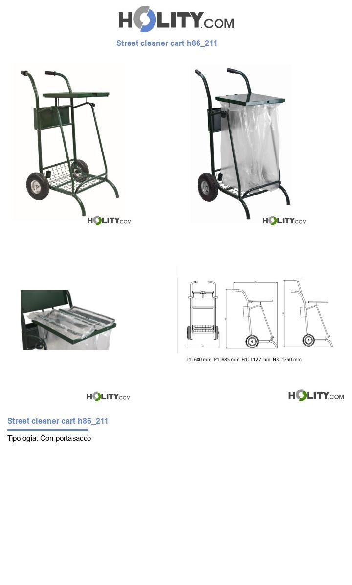Street cleaner cart h86_211
