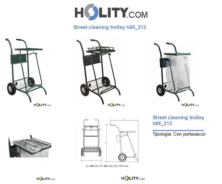 Street cleaning trolley h86_213