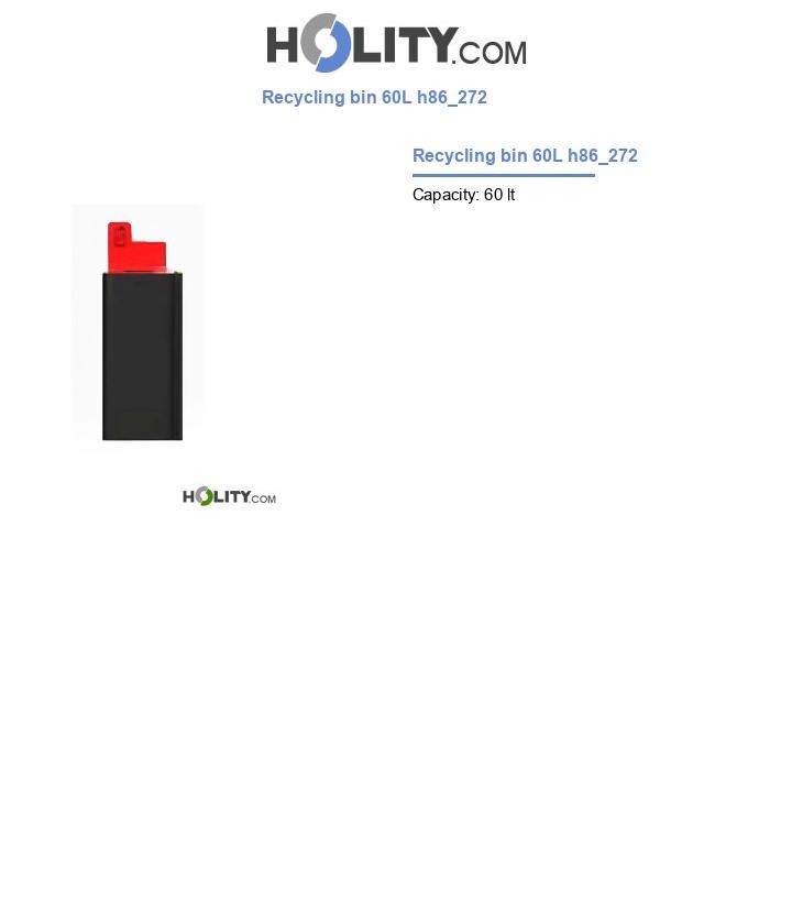 Recycling bin 60L h86_272