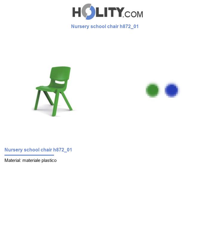 Nursery school chair h872_01