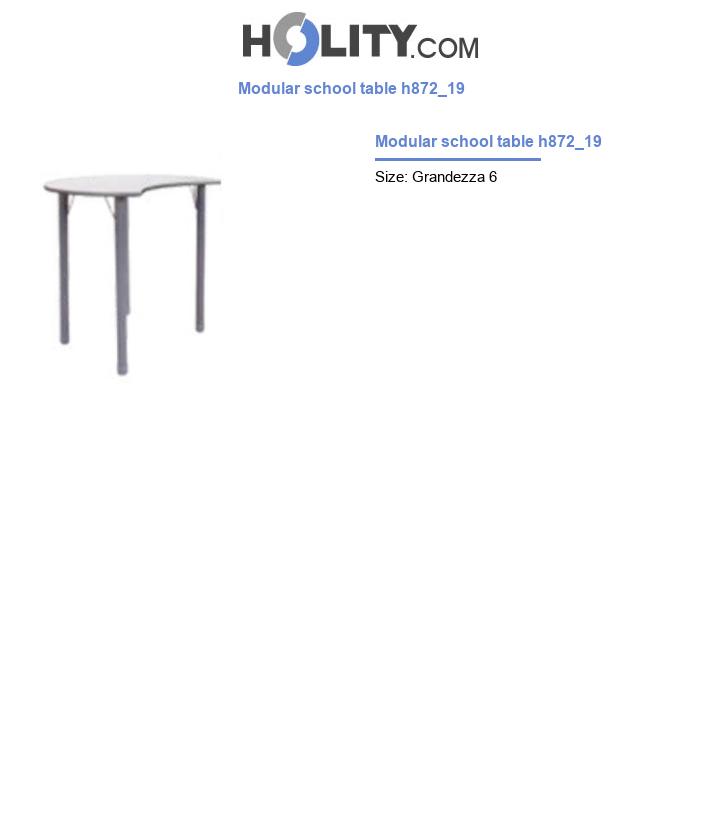 Modular school table h872_19