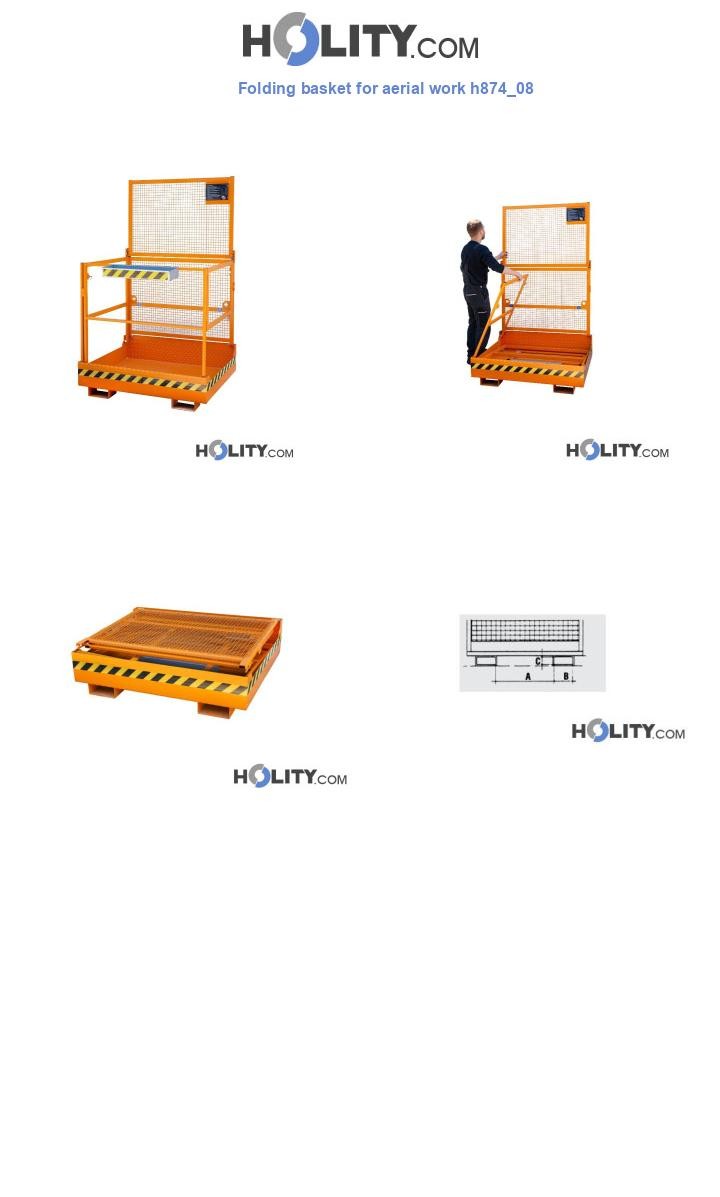 Folding basket for aerial work h874_08