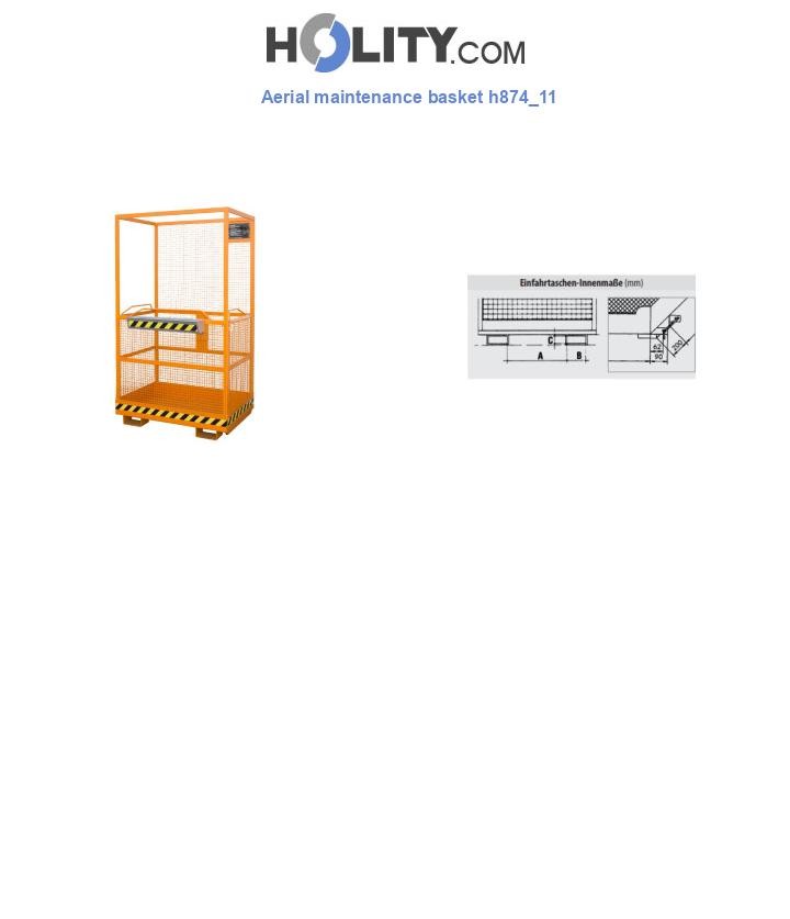 Aerial maintenance basket h874_11