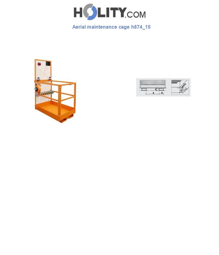 Aerial maintenance cage h874_15