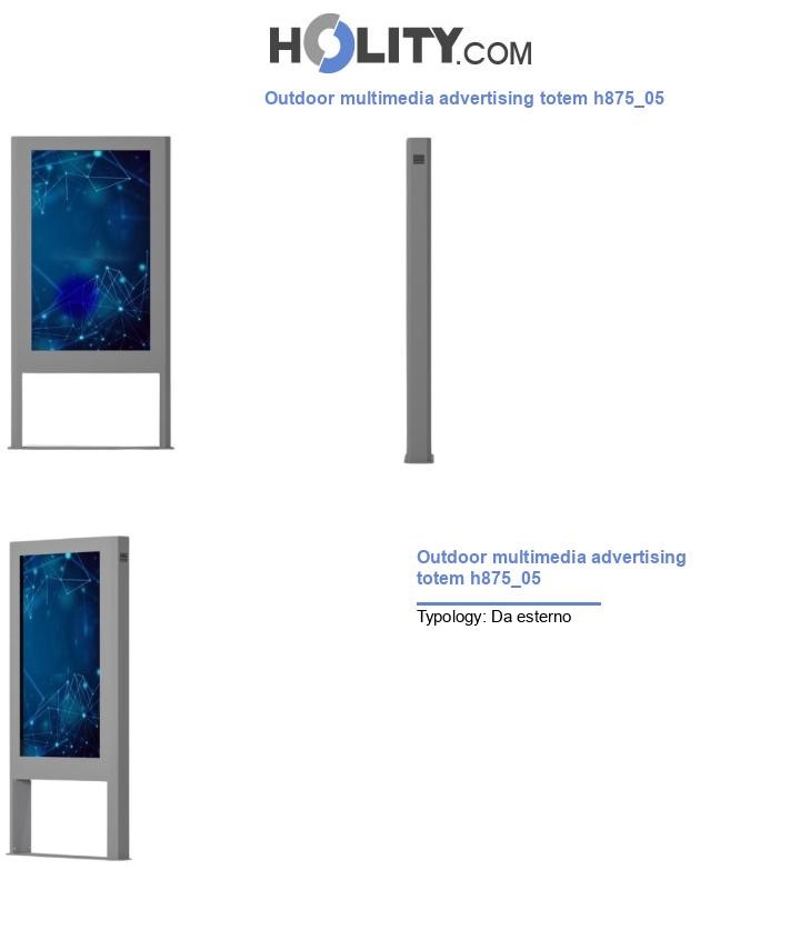 Outdoor multimedia advertising totem h875_05