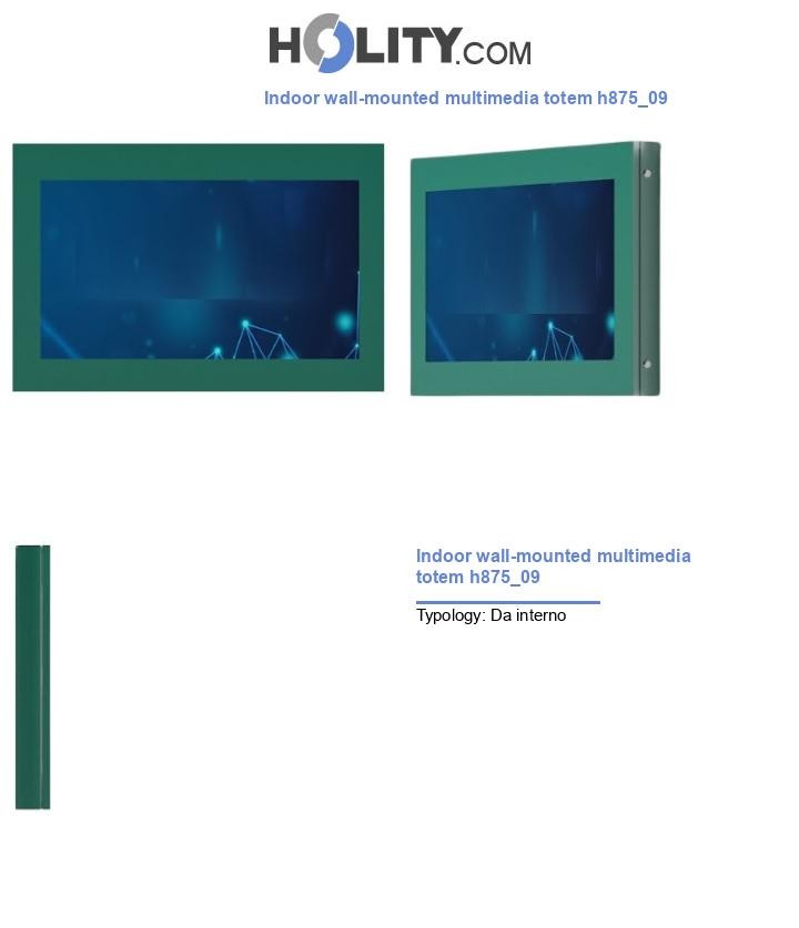 Indoor wall-mounted multimedia totem h875_09