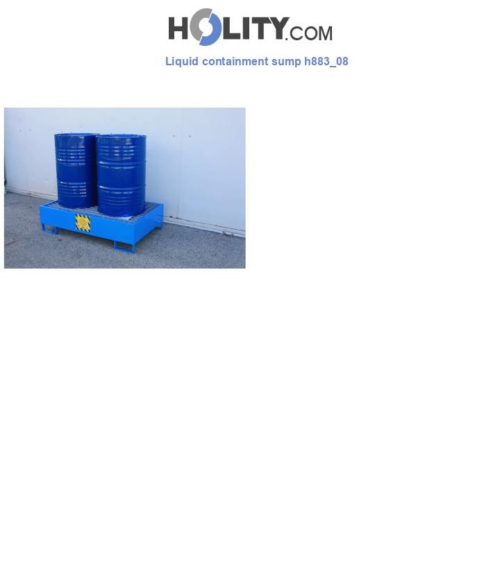 Liquid containment sump h883_08