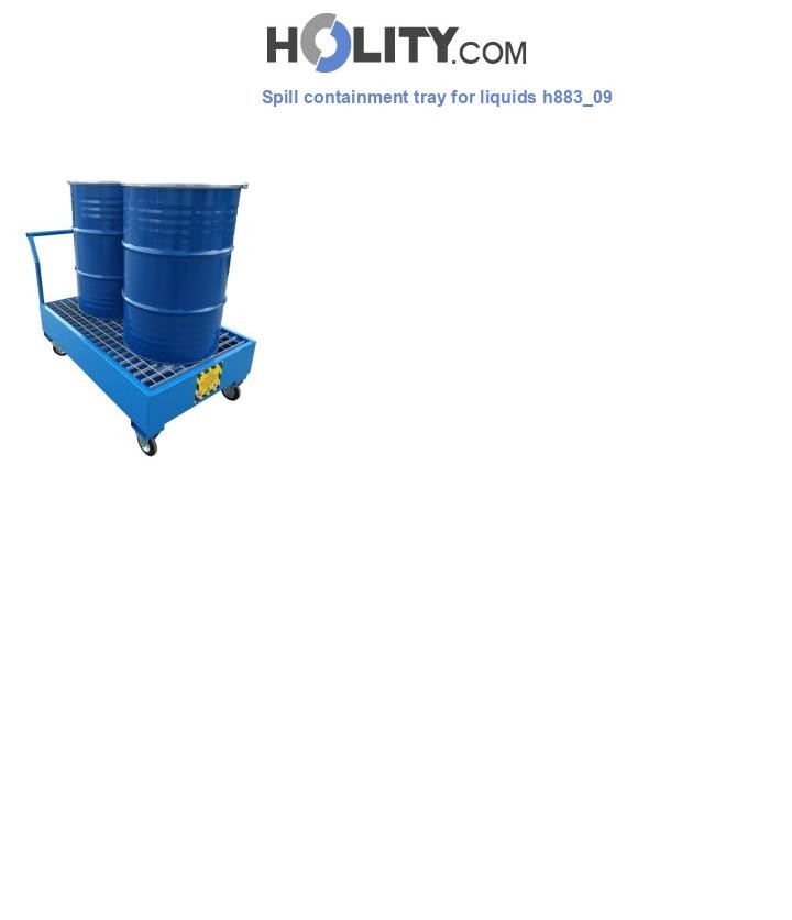 Spill containment tray for liquids h883_09