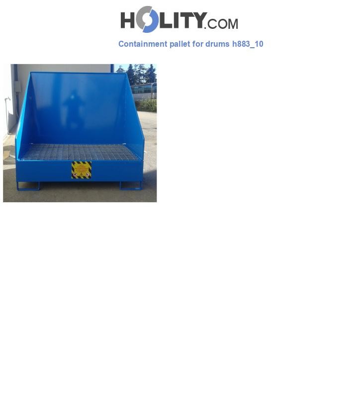 Containment pallet for drums h883_10