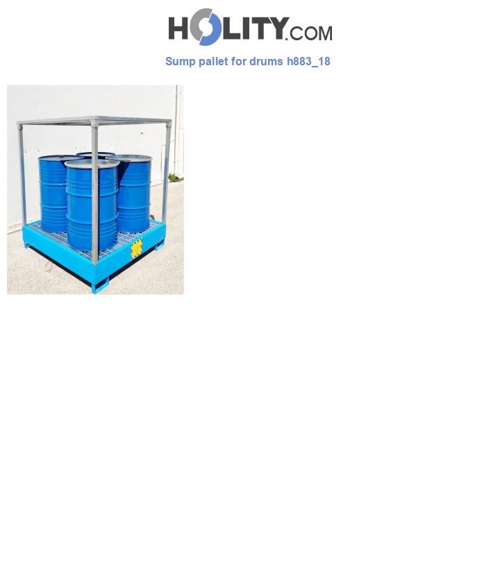 Sump pallet for drums h883_18
