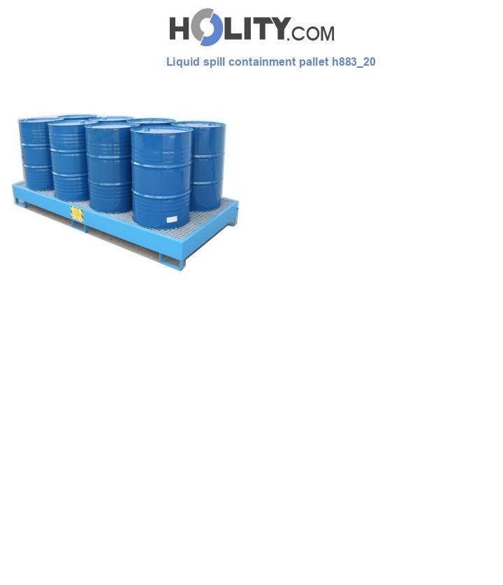 Liquid spill containment pallet h883_20