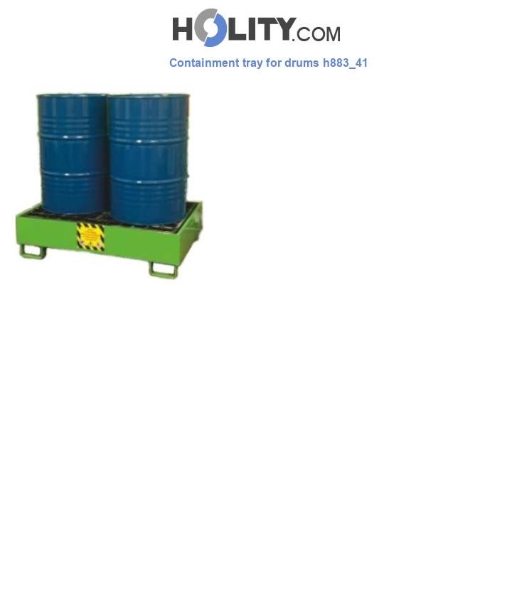 Containment tray for drums h883_41