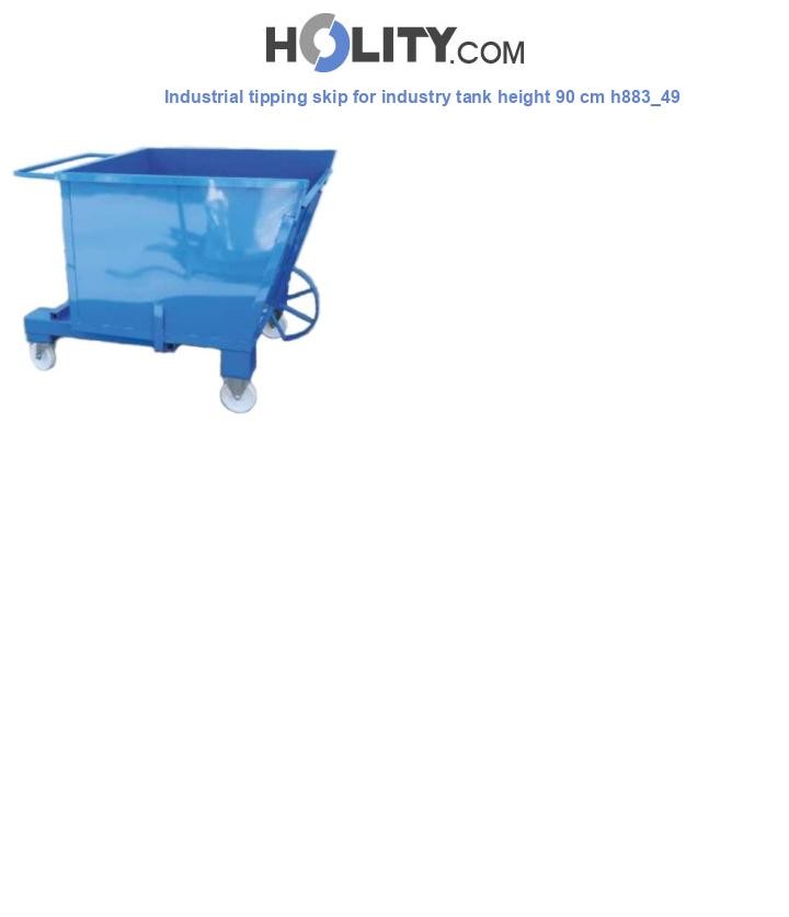Industrial tipping skip for industry tank height 90 cm h883_49