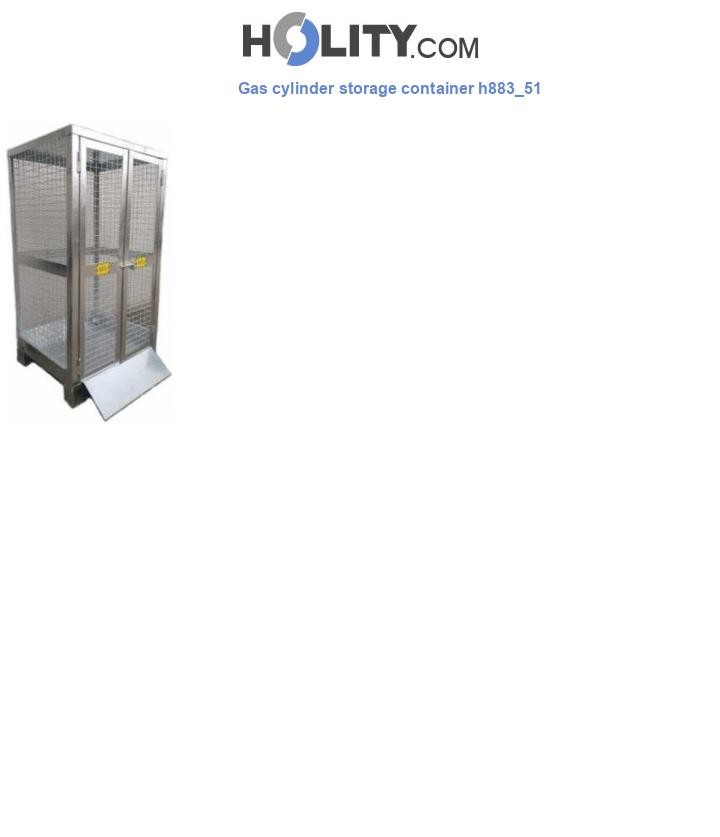 Gas cylinder storage container h883_51