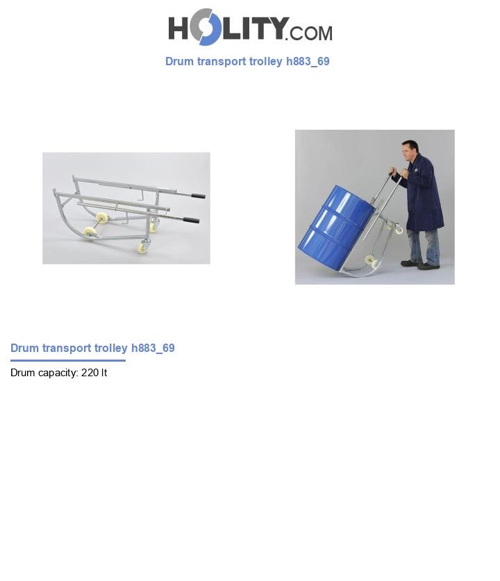 Drum transport trolley h883_69