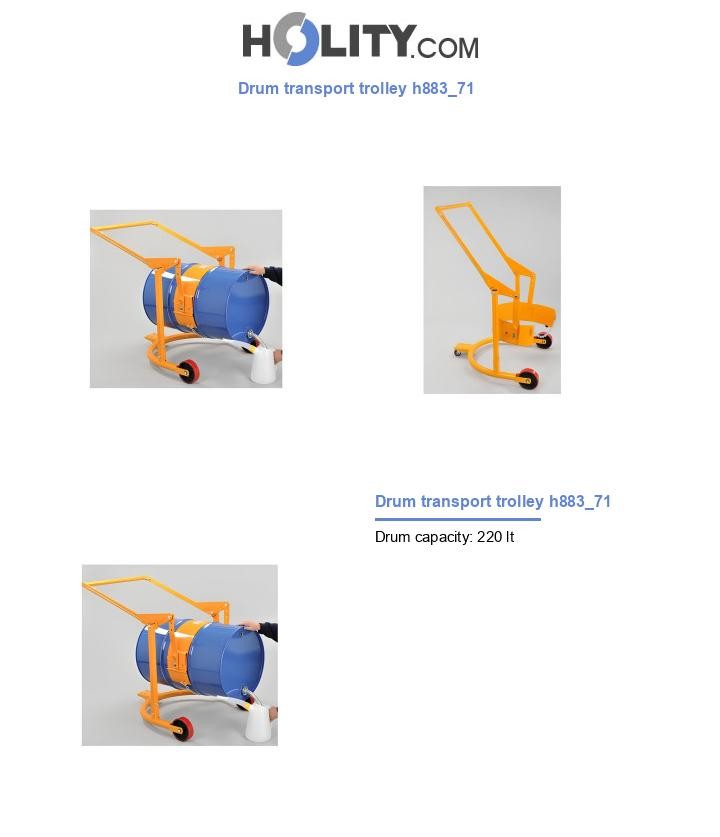 Drum transport trolley h883_71