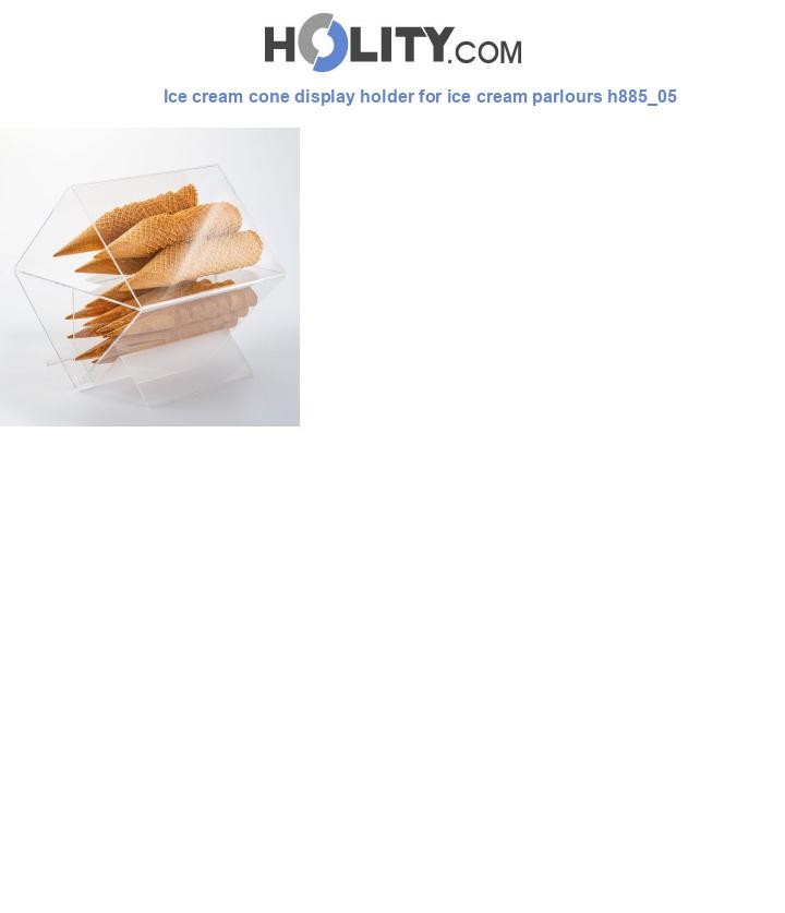 Ice cream cone display holder for ice cream parlours h885_05